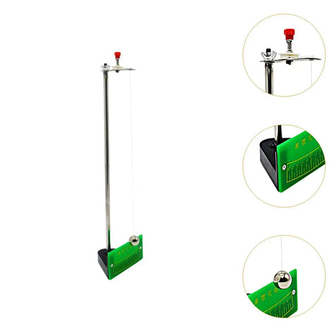 Pendulum Physics Experiment Kit For Classroom Hands On Learning Multifunctional Single Pendulum Ball Set with green scale.