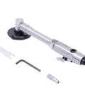 Badass 1/4 Inch Air Pneumatic Angle Die Grinder, aluminum polisher with attachments for rust removal and cutting.