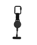 Heavy Duty Retractable Keychain With Waist Hanging Design Expandable 60cm Wire Rope Anti-Theft For Camping Fishing Outdoor Use
