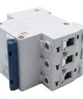 3P 40A Miniature Circuit Breaker For DIN Rail Mount Thermal Magnetic Trip AC 400V Visual Trip Indicator Screw Clamp Terminals 35mm DIN Rail