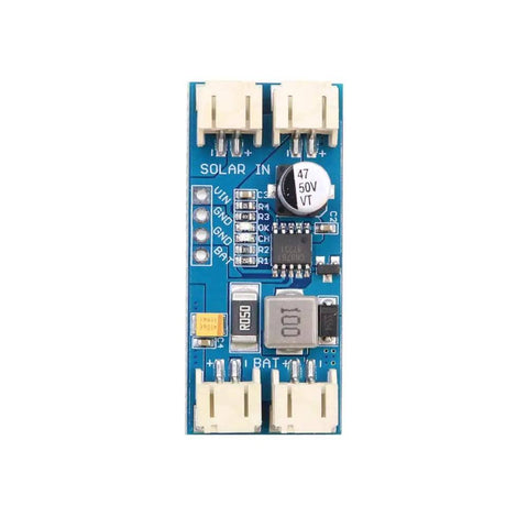 MPPT Solar Charger For Li Battery 6V 12V Input, 3.7V 4.2V Output, 2A Charging Board Module, showing blue circuitry design