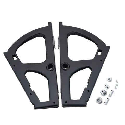 Heavy Duty Stainless Steel Furniture Hinges For Drawers And Cabinets Foldable Self Installing Shoe Rack Hardware with mounting parts.
