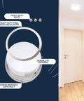 Brighten Your Pad With A Double Ring LED Ceiling Light Dimmable Flush Mount For Porch And Rooms 22W 1800 Lumens Warm White