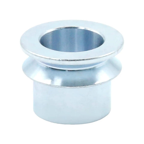 Hardcore 8 Piece Set 5/8 To 1/2 Inch High Misalignment Spacer Heims Zinc Plated Steel Rod End Joints close-up view