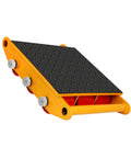 Heavy Duty Machine Skates 33000 Lbs Capacity Dolly With Anti-Slip Belt showing roller design and anti-slip surface for easy industrial machinery moves.