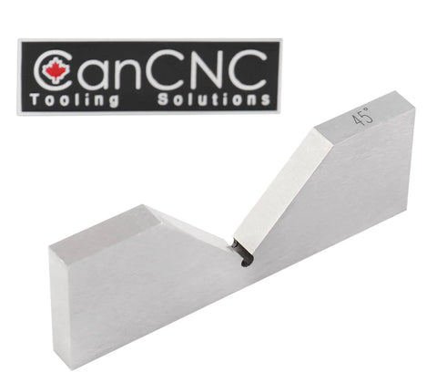 Accusize 17-piece precision angle block set; silver metal block with 45° marking.