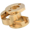 Upgrade Your 3D Printer Game With These Solid Oldham Couplings For VZBOT BLV And Ender 3 T8 Z Axis Screws That Slashing Vibration And Boost Print Accuracy With Smooth Low Friction Motion Control Setup!, gold Oldham coupling for 3D printer Z axis