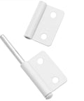 Removable White Door Hinge For Outdoor Use Quick Release Cabinet And Window Hinge With Screws 2 Pack 304 Stainless Steel