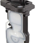 MAF0133 Mass Air Flow Sensor Replacement For Cars And Trucks Restores Factory Drivability With OE Quality Performance And Precise Air Readings Built In Contaminant Bypass Port For Reliable Easy Install And Long Term Durability Plug In And Go, black and white plastic sensor, front view