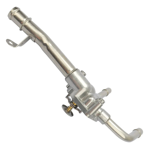 Top Tier Engine Coolant Thermostat Housing Assembly Fits Buick Enclave Chevy Traverse And Gmc Acadia silver metal design for engine temperature control