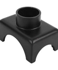 12 Ton Axle Adapter Lifting Saddle For Bottle Jacks Beefed Up Stability And Safety Heavy Duty Steel Black Powder Coated Finish