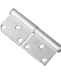 Heavy Duty 5-Inch Detachable Metal Door Hinges For Fireproof And Security Doors Lift Off Iron Hinges Rust-Resistant Easy Install