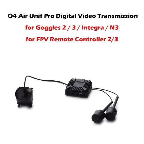 O4 Air Unit Pro Camera Lens for FPV Drones Replacement Part With Ultra Low Latency Transmission No Lag Crisp 4K 120FPS Imaging