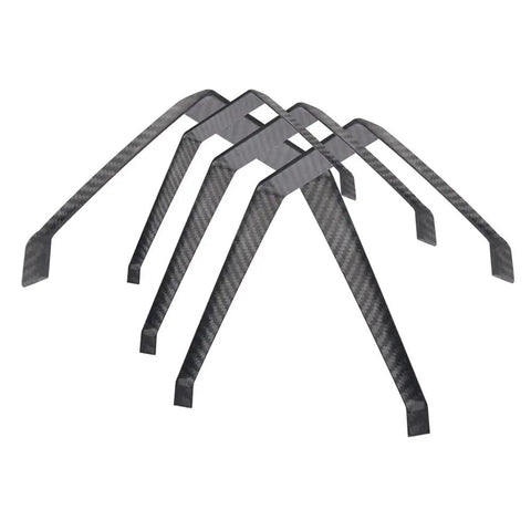 Undercarriage Landing Gear For RC Aircraft 100CC 150CC 200CC 250CC Carbon Fiber Replacement Part shown stacked from side view