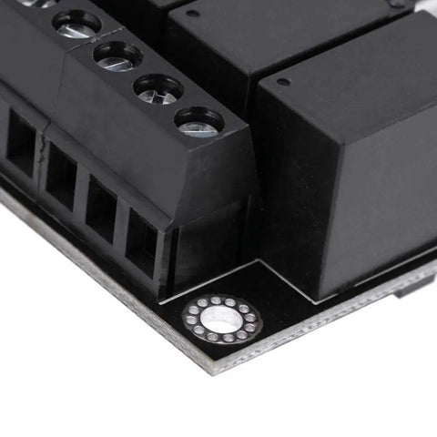 Close-up of relay module on Rock Solid 24V DC PLC Control Board With FX1N-14MR Relay Module For Industrial Automation