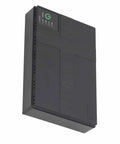 Compact 10400mAh UPS Battery Backup With 36W Output Keeps Your Router Modem And Security Cameras Running During Blackouts side view showing power indicator.