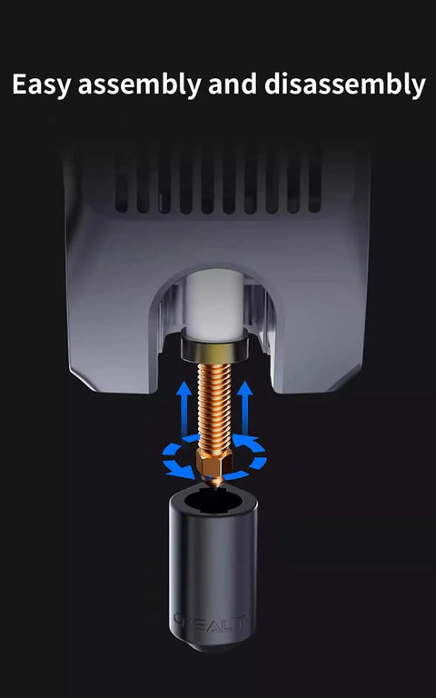 Rock Solid 0.6mm Silicon Carbide Quick Swap Nozzle, Bad Boy High Flow 3D Printer Extruder Tip, Built Tough To Go The Distance, Compatible With K2 Pro Plus Hi Systems, Smooth Sailing On Every Single Print Job