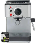 Smooth Pull Manual Espresso Maker Crafted From Premium Stainless Steel Delivers Rich Crema With 15 Bar Pressure And A 53 Oz Tank