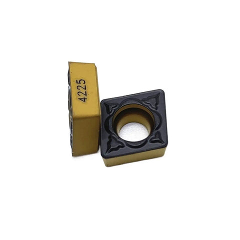 Premium Indexable Carbide Lathe Tool for Metal Turning, square insert with high hardness for steel and non-ferrous materials.