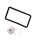 Water Flow Sensor Repair Kit With Pin For Coleman Lay Z Spa Tub Fix E02 Error Includes Replacement Magnetic Paddle Seal And Nylon Retaining Pin For Easy DIY Spa Maintenance, black seal and white pin