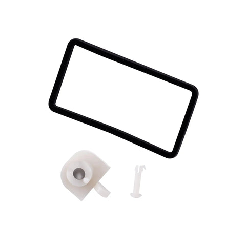 Water Flow Sensor Repair Kit With Pin For Coleman Lay Z Spa Tub Fix E02 Error Includes Replacement Magnetic Paddle Seal And Nylon Retaining Pin For Easy DIY Spa Maintenance, black seal and white pin