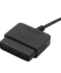 Close-up of black game console extension cord connector from Upgrade Your Rig With This Badass Game Console Extension Cord Power Cable.