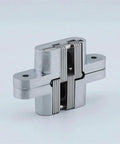 Beefy Built In Concealed Folding Door Hinge Set 2Pcs Hidden Double Spring Hinge For Cabinets And Furniture Stainless Steel 140x97mm High Load Capacity shown
