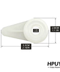Two Pack Filter Plate Nut Replacement For Ridgid And Craftsman Wet Dry Vac 83872, top view with measurements
