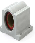 1 Inch Self Aligning Linear Pillow Block Bearing With Twin Closed Housing For End Supported Shafts Built Tough For Debris Prone Environments