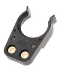 4 Holder Clamp Claw BT30 Dope Engraving Machine Tool Changer replacement part showing front view of black BT30 clamp claw
