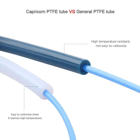 Hella Smooth Low Friction Bowden Tube For 3D Printers Using High Lubricity XS Series Material Optimized For 1.75Mm Filament To Crush Clogs And Deliver Sweet Print Quality Without Any Messy Slippage
