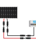 20 Feet 10 AWG Solar Panel Extension Cables With Pre Fitted Connectors Red And Black For Outdoor Use connecting panel to inverter
