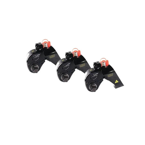 Heavy Duty Hydraulic Torque Wrench For Shop And Field Jobs, Knocks Out Rusted Fasteners With Zero Sweat, Premium Alloy Frame, three wrenches side by side