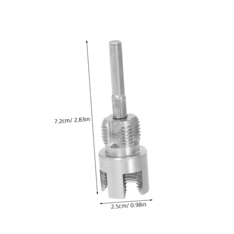 Essential 2Pc Internal And External Pipe Threader Tool Kit For Pvc Plastic Pipes, metal thread cutting die for plumbing repairs.