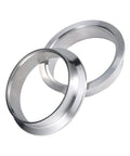 Two CNC stainless steel flanges from Beefy 3 Inch Stainless Steel Exhaust V Band Clamp Kit With Male And Female Flanges For Downpipes