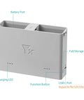 Two Way Charging Hub For DJI Mini 4 Pro And Mini 3 Drones Bi Directional Battery Charger showing ports and buttons