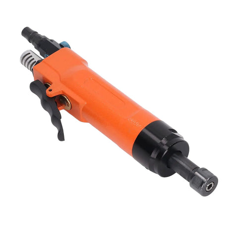 High Performance Pneumatic Air Die Grinder With Speed Control And 6mm Collet For Precision Metal Engraving And Wood Carving At 3000 RPM handheld tool with black and orange body