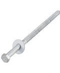 Half Inch By Twelve Inch Lag Bolts With Washers, 12 Pack, Hot Dip Galvanized Carbon Steel Lag Screws For Outdoor Wood, Deep Threads