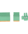 Built Different Integrated Closed Loop Stepper Motor With Zero Drama Thermal Management and Rock Solid Step Accuracy for Serious Engineering Applications and Pro Motion Projects, green terminal blocks for connections.