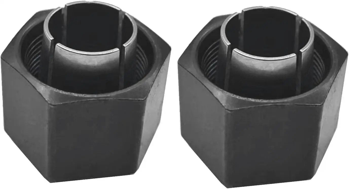 Router Collets Set Half Inch Router Collet Set, 2 Pack for Quick Swaps