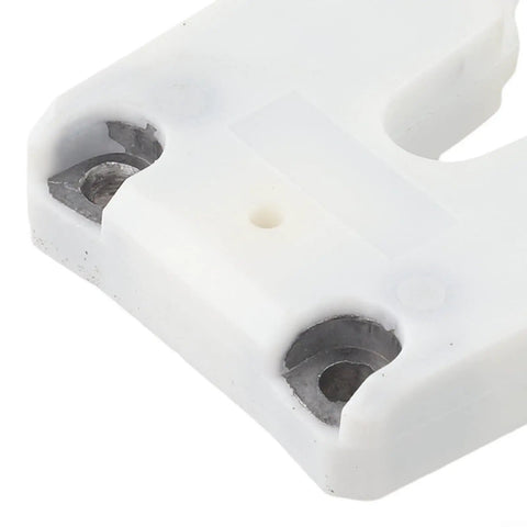 Super Secure ISO30 Tool Holder Claw Clamp For CNC ATC Machines showing the clamp's white body and metal components.