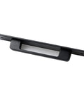 Premium Black Barn Door Pull Handles 2 Piece Set Heavy Duty Aluminum Sliding Closet Hardware With Rustproof Coating for easy grip.