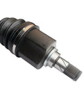 CV Axle Assembly For 2007 To 2013 Nissan Altima Front Left Replacement With Durable Neoprene Boot And Easy Install Reliable Drivetrain Shaft For All Weather Driving And Smooth No Fuss Performance, close-up of splined shaft