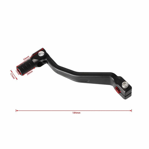 Foldable Gear Shift Lever For KLX 230 Motorcycle Beefy Rear Shifter Pedal For Easy Foot Change Folding Rod Lever Durable Aluminum Build Smooth Shifting Quick Install Street Ready Safety Enhancement