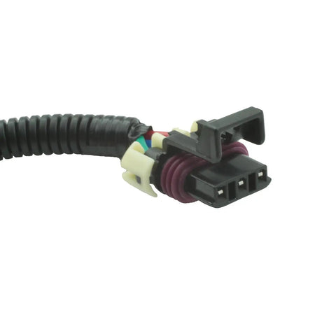 Low Coolant Level Sensor Wire Repair End Pigtail Connector For Peterbilt And Kenworth Trucks Replaces N9267001 Q216007S Direct Fit Plug And Play Easy Install No Modifications Needed black 3-wire connector