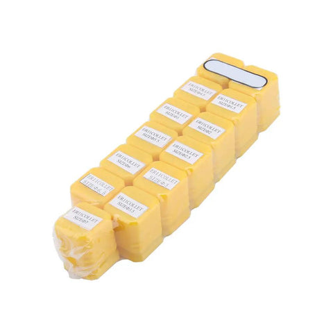 ER11 Collet Set 13Pcs For CNC Milling And Engraving Machines Spring Collets, yellow cases with labels 1-7 mm