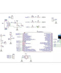 Circuit diagram for DIY Mini Digital Oscilloscope Kit With STC8K8A Microcontroller for Easy Electronics Projects