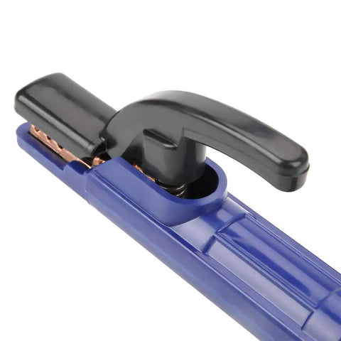 Heavy Duty 300A Copper Electrode Clamp For Welding featuring ergonomic grip and durable construction, ideal for reliable connections.