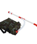 Manual Fertilizer Spreader With Bag For Farm Crops And Garden Use Accurate Measurement Fertilizing Tool with attached tube