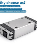 Extended SLS ball slider for linear guide systems, single block shown in front view